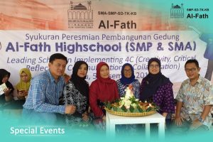 syukuran peresmian pembangunan gedung al-fath highschool